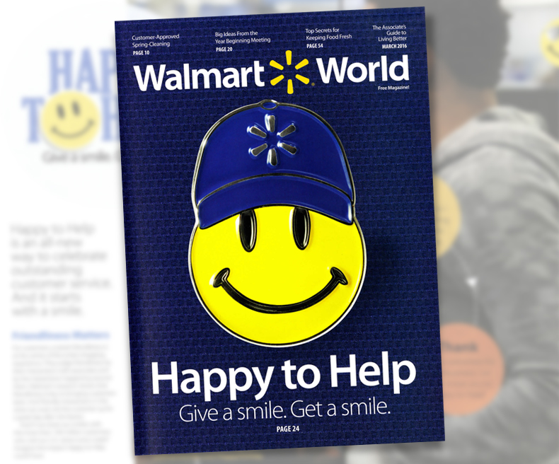 Walmart pin featured on 