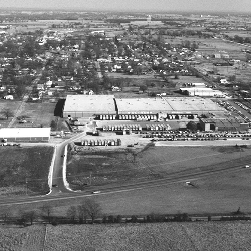 Aria view of Walmart