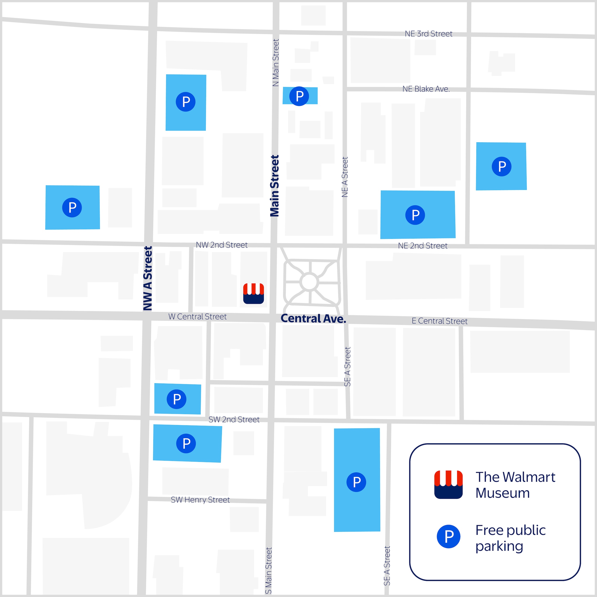 Free Parking Map