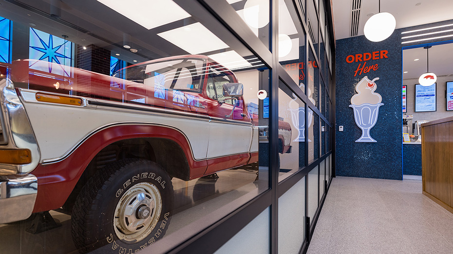 Close up of Mr Sam Truck