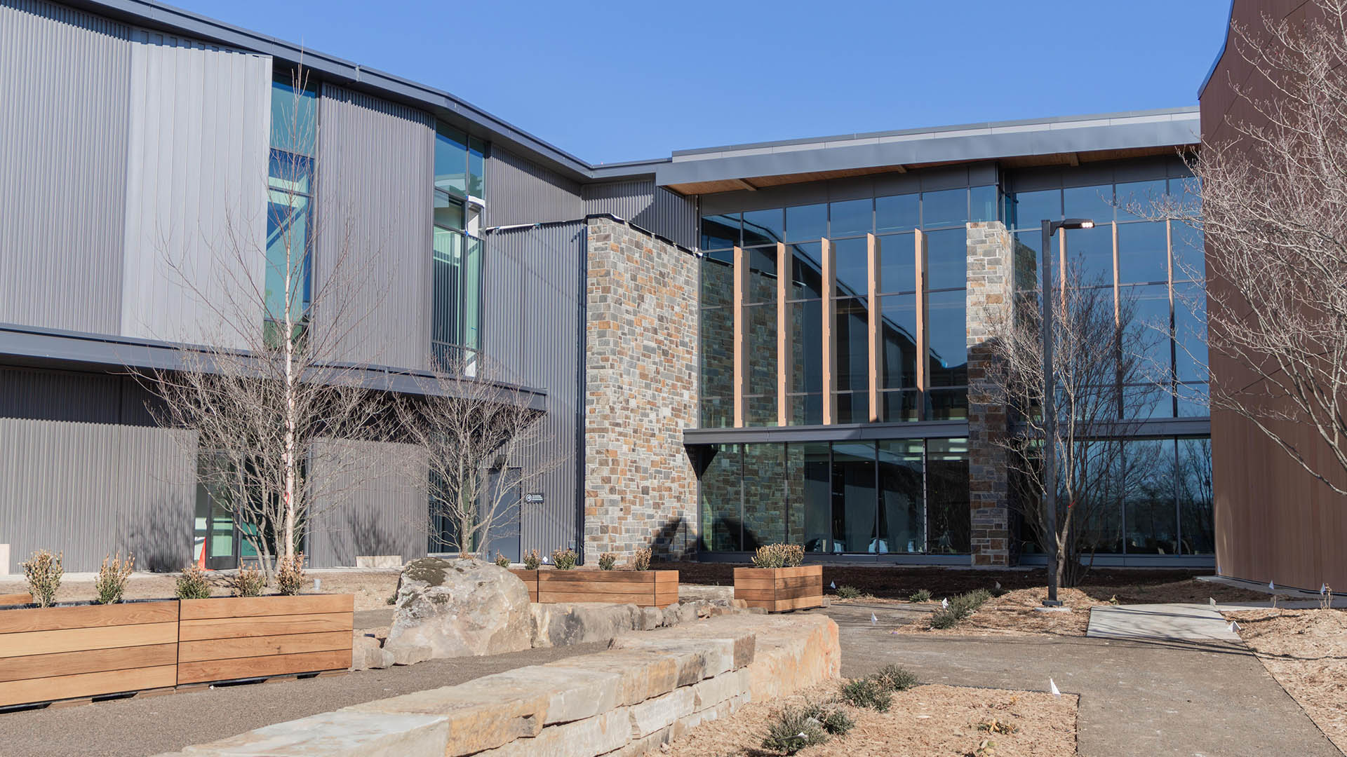 Outside view of the Walton Family Whole Health and Fitness