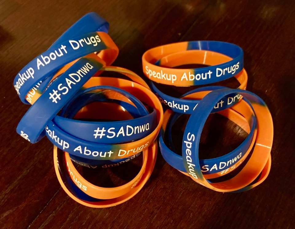 Speakup about Drugs Wristbands