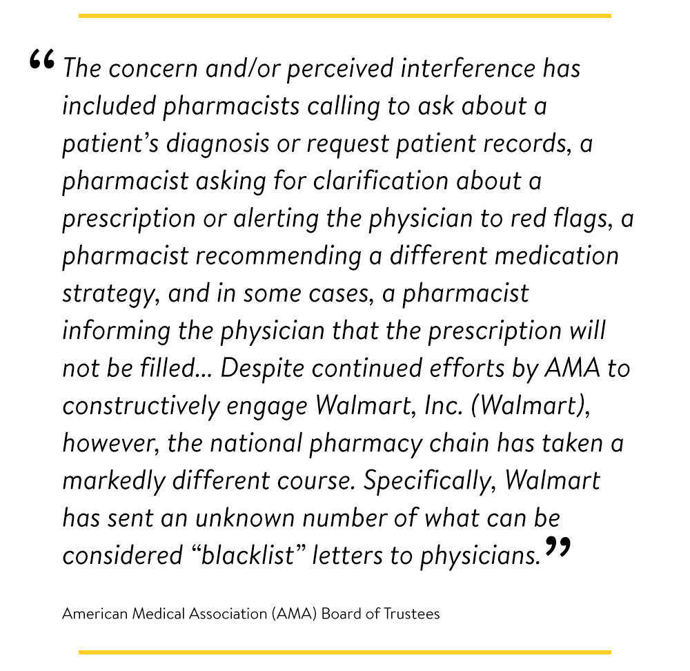 American Medical Association (AMA) Board of Trustees quote