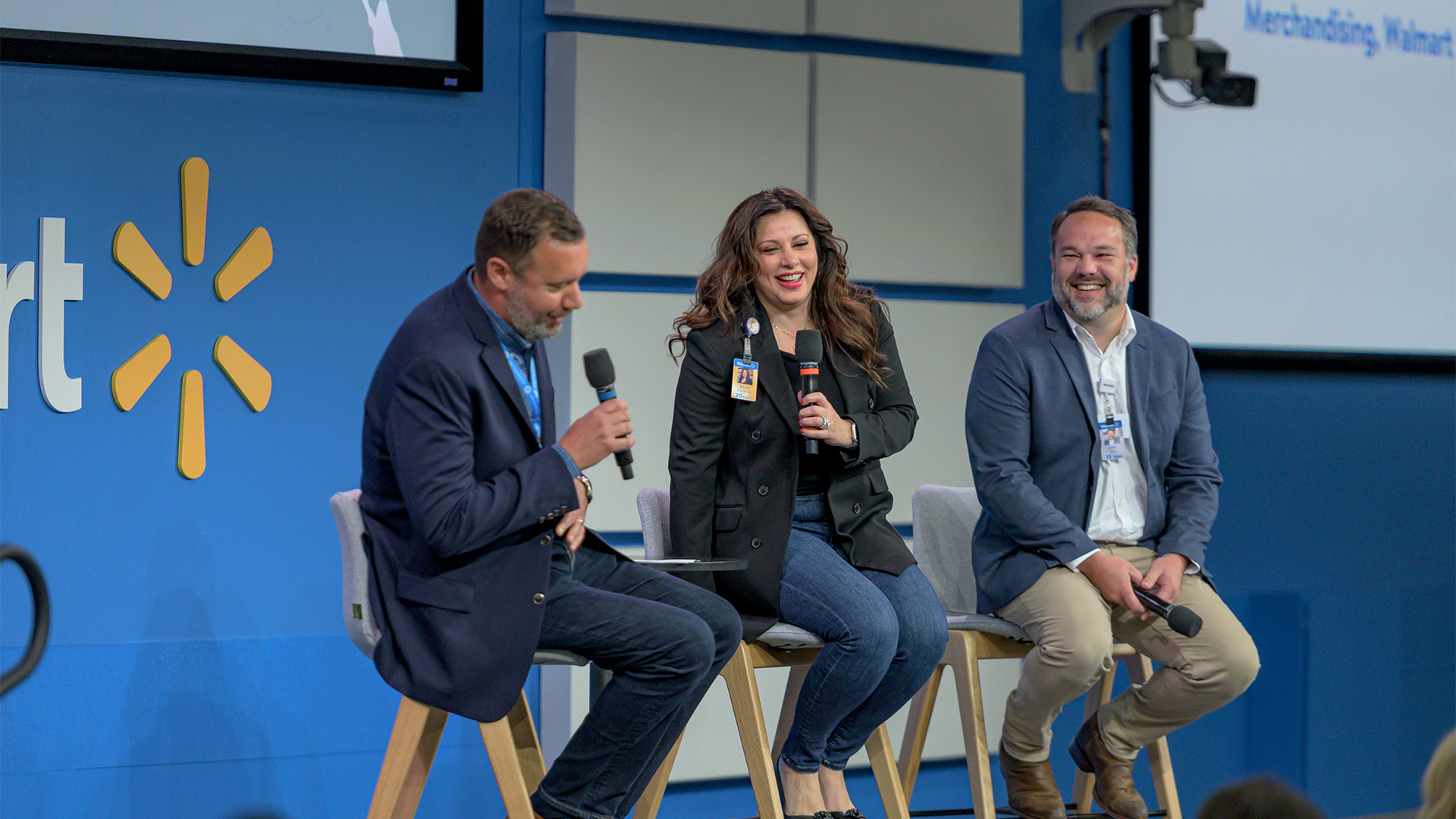 Silvia Kawas, EVP, consumables, Walmart U.S., and John Laney, EVP, food, Walmart U.S., sit down for a Q&A with Jason Fremstad at the European Supplier Summit.