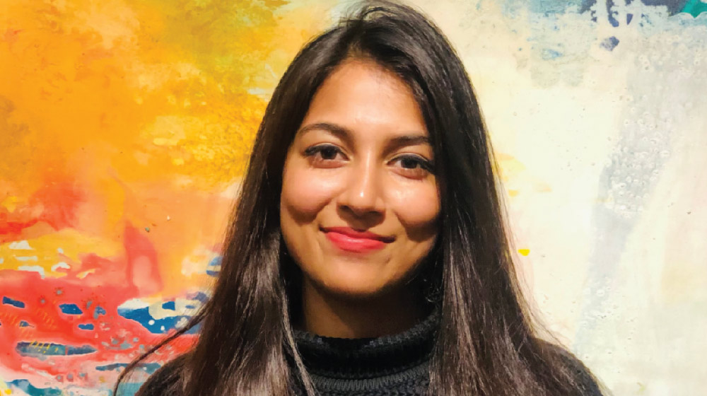 A close up image of Ishu Saini, Co-Founder, The Sacred Artisans, Sanitree