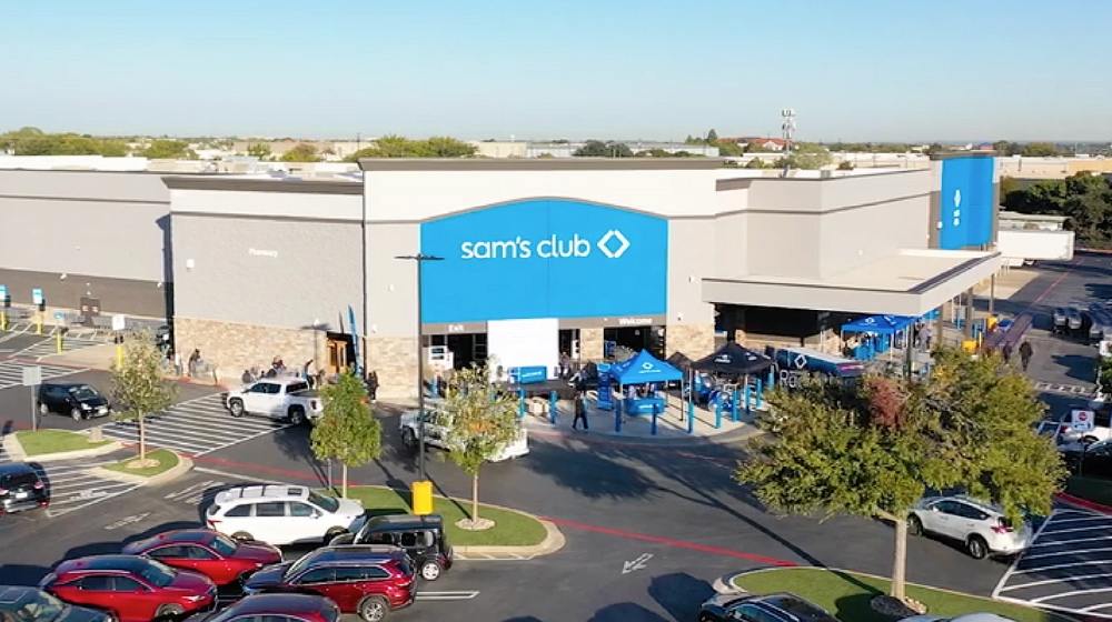 Sam’s Club Grapevine Texas exterior.
