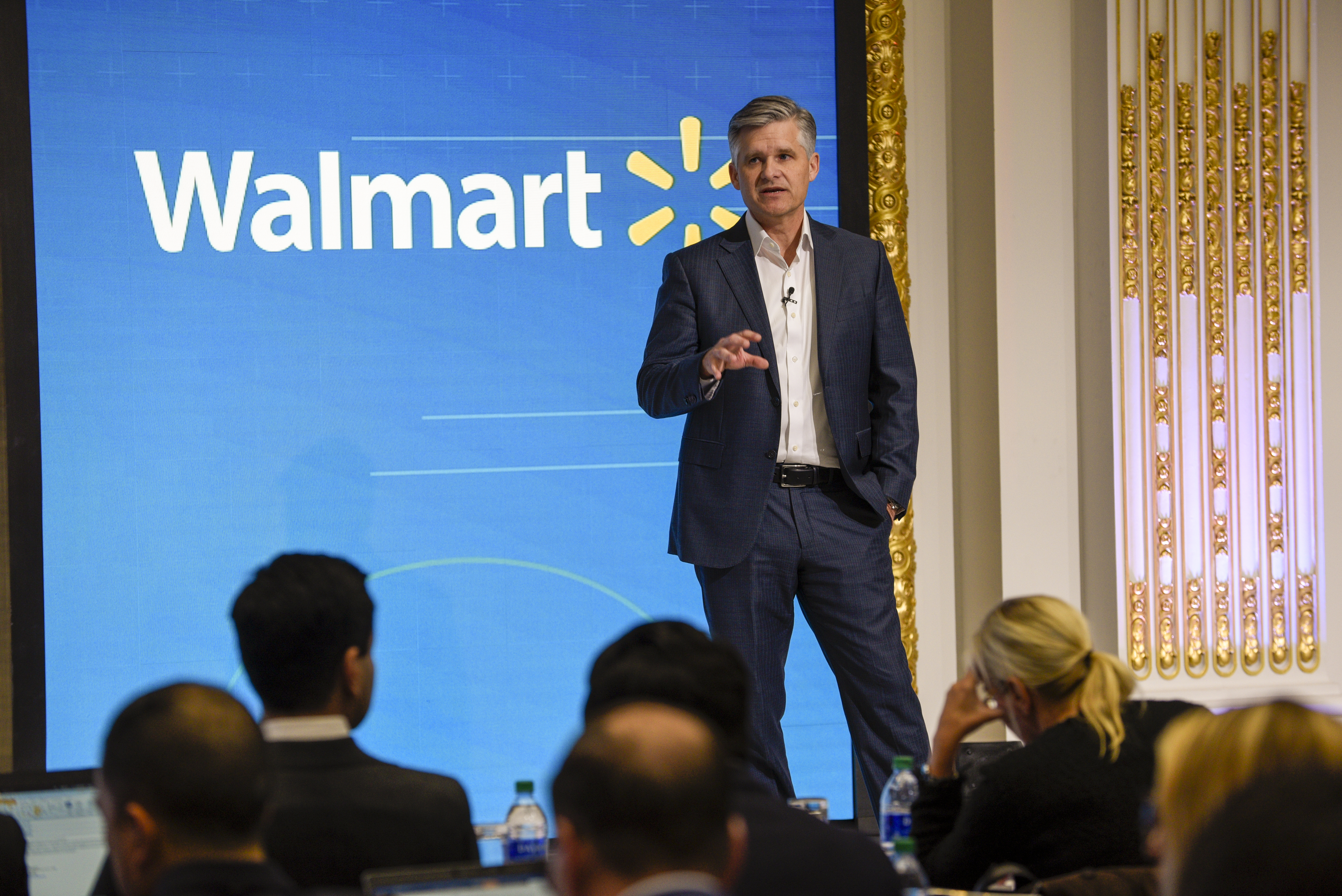 Brett Biggs, Executive Vice President and Chief Financial Officer, Walmart Inc. speaks at the 2020 Investment Community Meeting