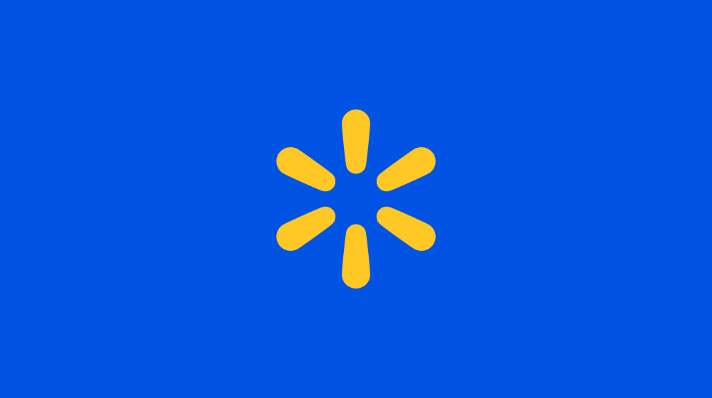 Walmart spark on true blue background