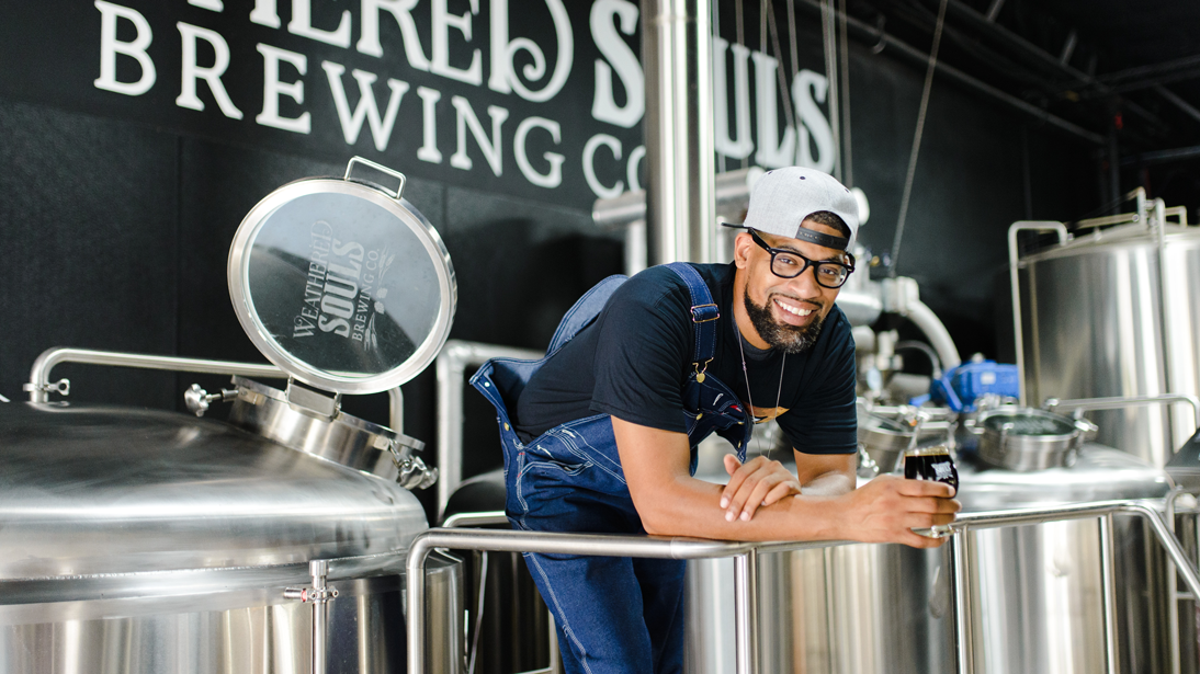 Marcus Baskerville, Weathered Souls Brewing head brewer and cofounder