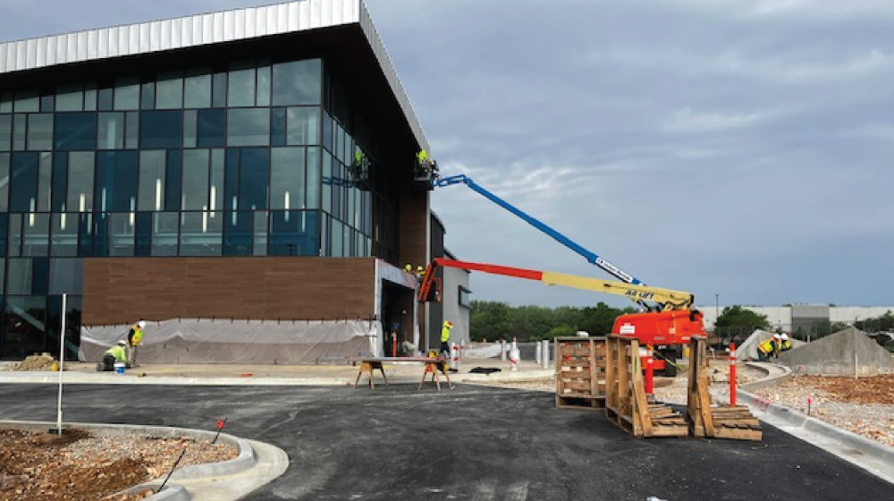 Parking lot at Clubhouse