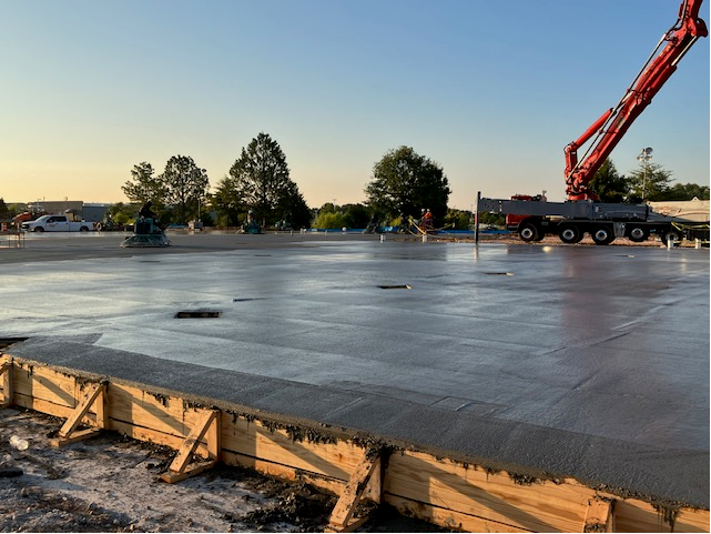 Concrete Foundation at Clubhouse in Bentonville, AR